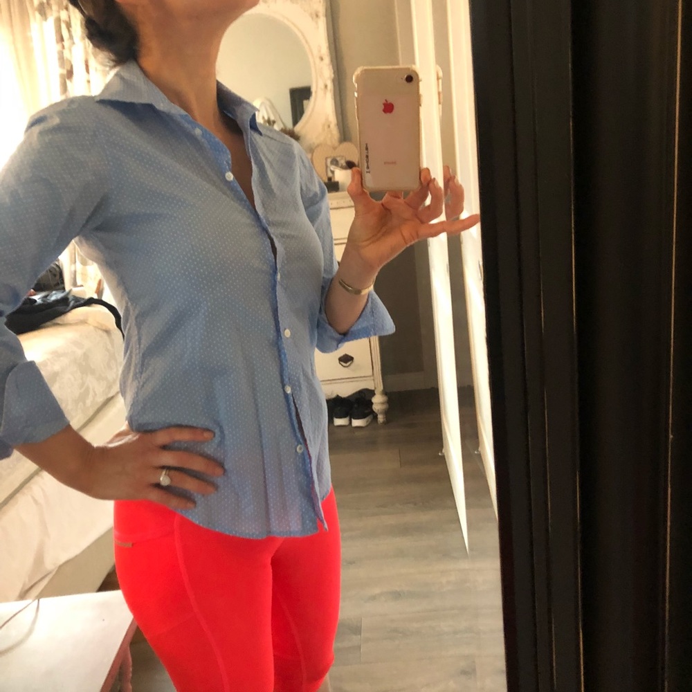 Gap fitted Polkadot shirt